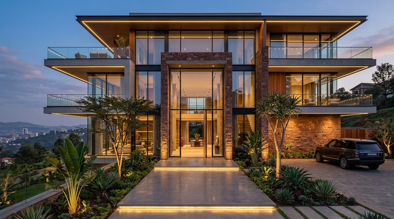 Exclusive mansion with formal entrance in Sarbet